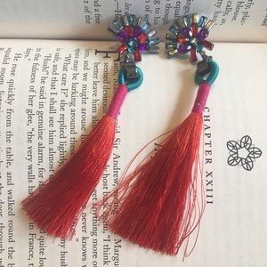 "Emma" Earrings  ||  Tassel Statement Earring